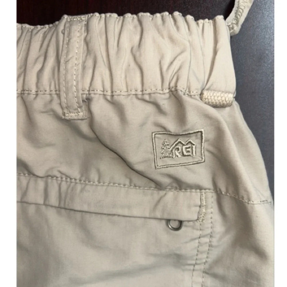 REI Mens Beige Nylon Convertible Cargo Hiking Pants Size L Waist 36" Inseam 30" - Picture 4 of 11